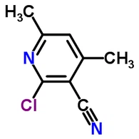 2-Kloro-3-siano-4,6-dimetilpiridin